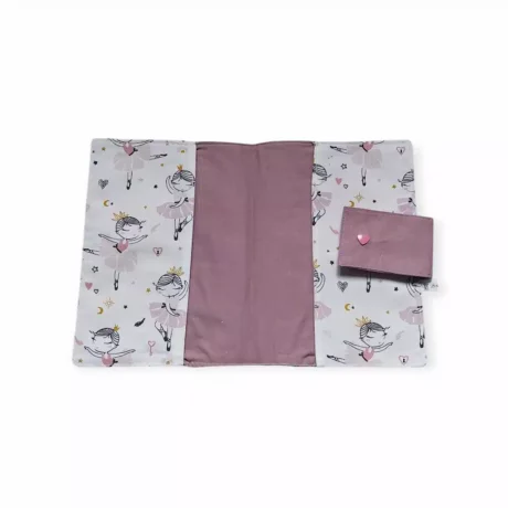Protège  carnet de santé danseuse ouvert