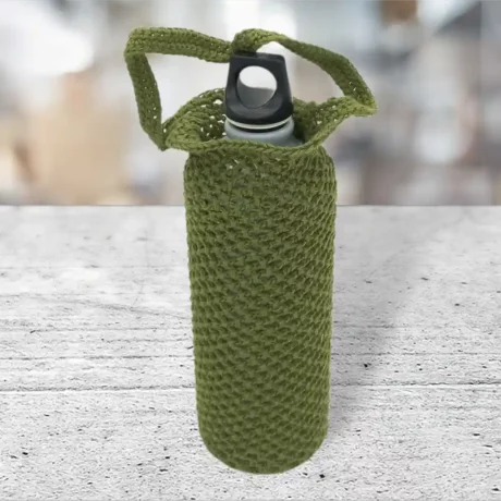 Porte bouteille crochet vert